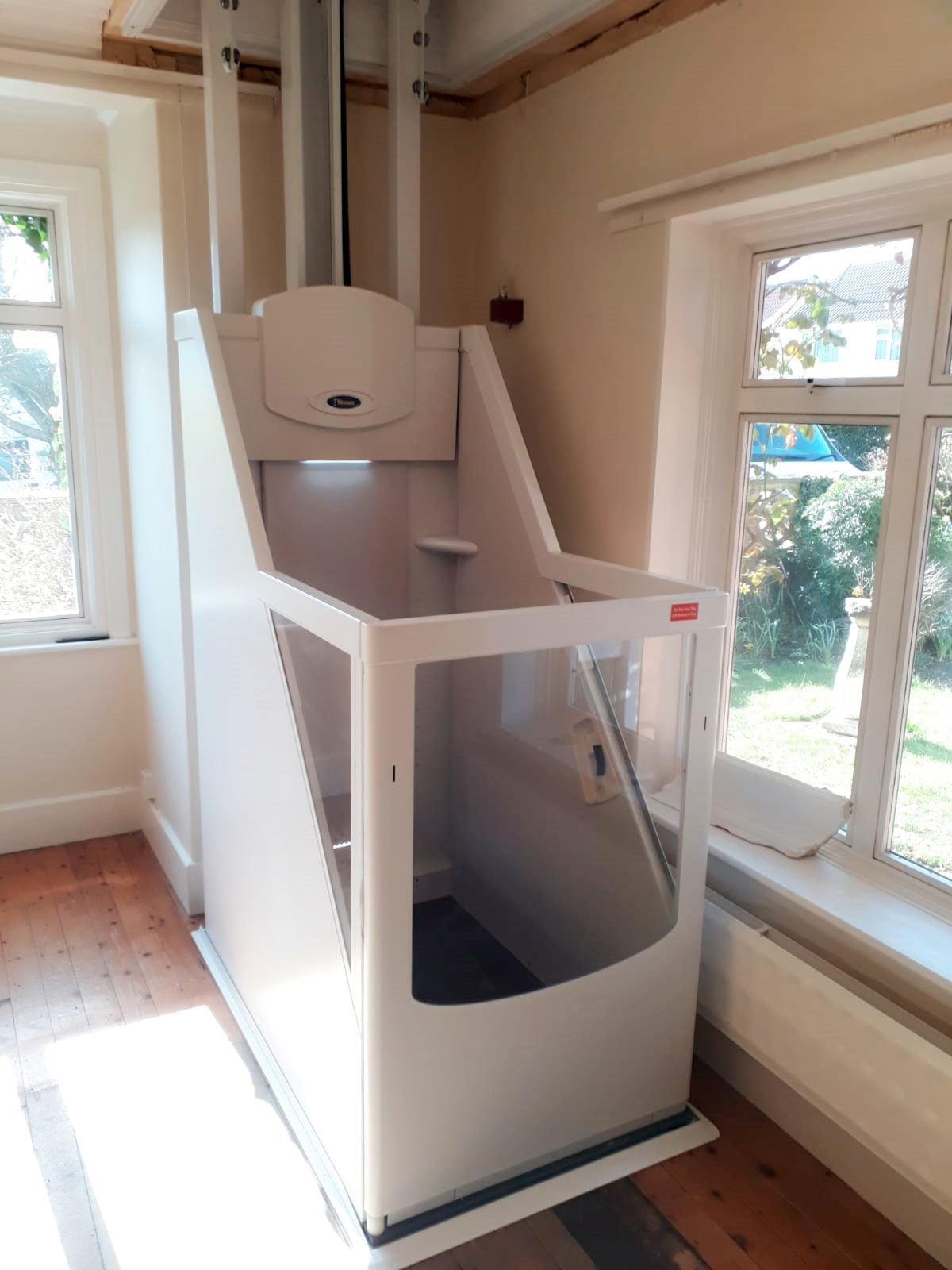 Through Floor Mobility Lift Installation