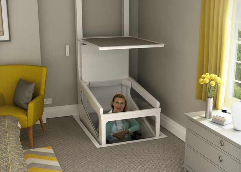 Through Floor Mobility Lift